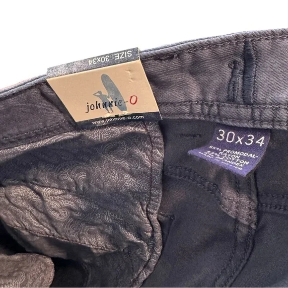 Johnnie-O Hugo Pant ProModal Mariner Blue 30x34‎ Casual